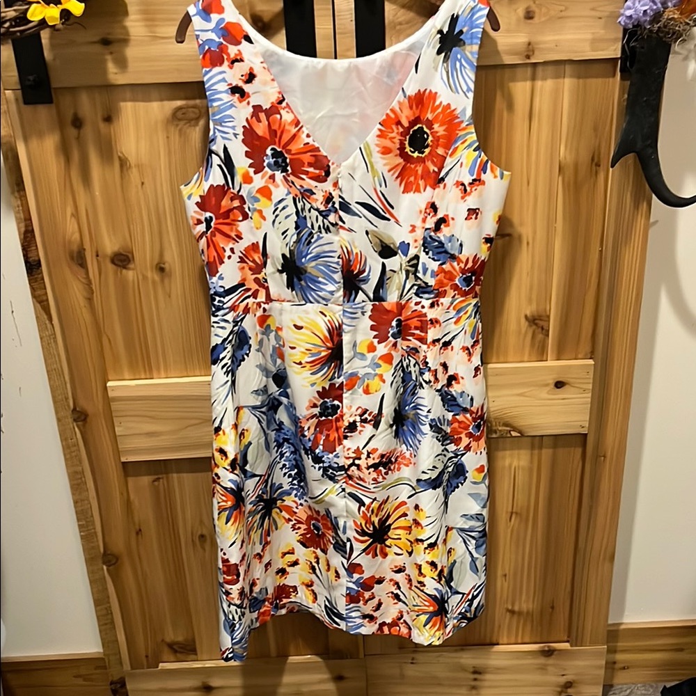 Donna Morgan Floral Print Midi Dress - Picture 6 of 8